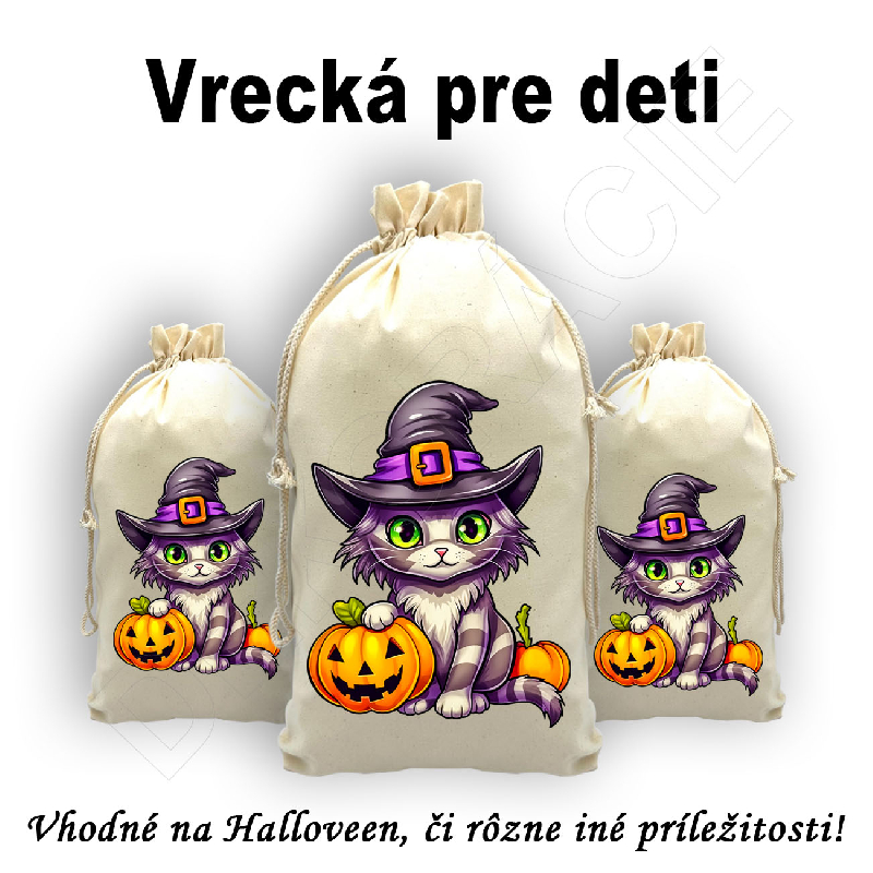 Školské vrecko - malé - HALLOWEEN - B