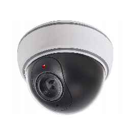 Atrapa bezpečnostnej CCTV kamery - biela