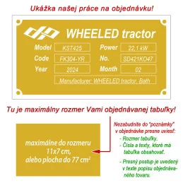 Fóliové štítky na označovanie 07