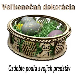 Veľkonočný podnos - kruh