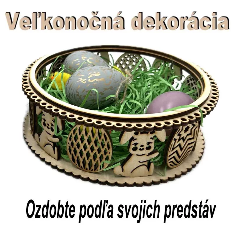 Veľkonočný podnos - kruh