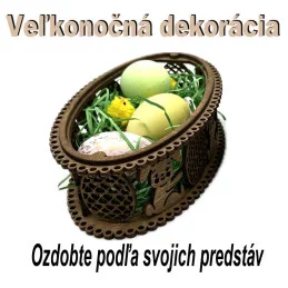 Veľkonočný podnos - ovál