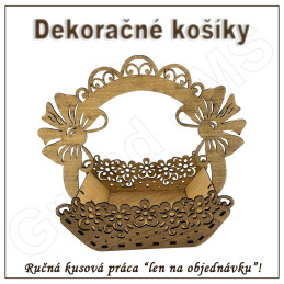 Dekoračný košík - vzor A