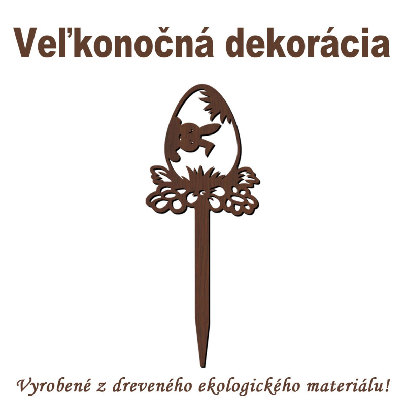 Veľkonočná ozdoba - zápich 9