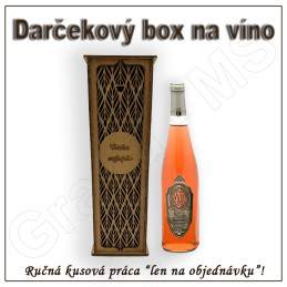 Darčekový box na fľašu 07