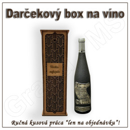 Darčekový box na fľašu 08