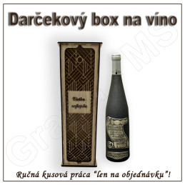 Darčekový box na fľašu 09