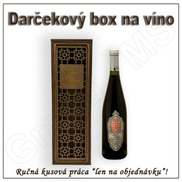 Darčekový box na fľašu 12