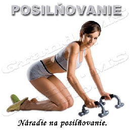 Držiaky na posilňovanie - Podpera na cvičenie PUSH UP BARS model W