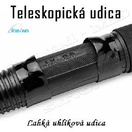 Rybárska teleskopická udica, dlhá 2,1m, farba modrá_product