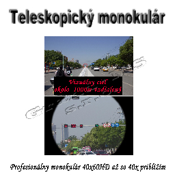 Monokulárny teleskop 40x60 HD so 40 násobným priblížením_product