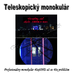 Monokulárny teleskop 40x60 HD so 40 násobným priblížením_product