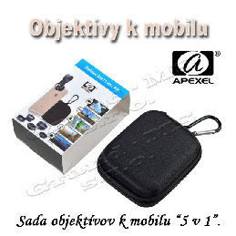 Objektív 5 v 1 na mobil, rybie oko, širokouhlý, Macro, teleskop a CPL_product