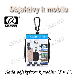 Objektív 5 v 1 na mobil, rybie oko, širokouhlý, Macro, teleskop a CPL_product