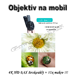 Populárny 4k HD objektív 0,6x širokouhlý na selfie + makro 15x_product