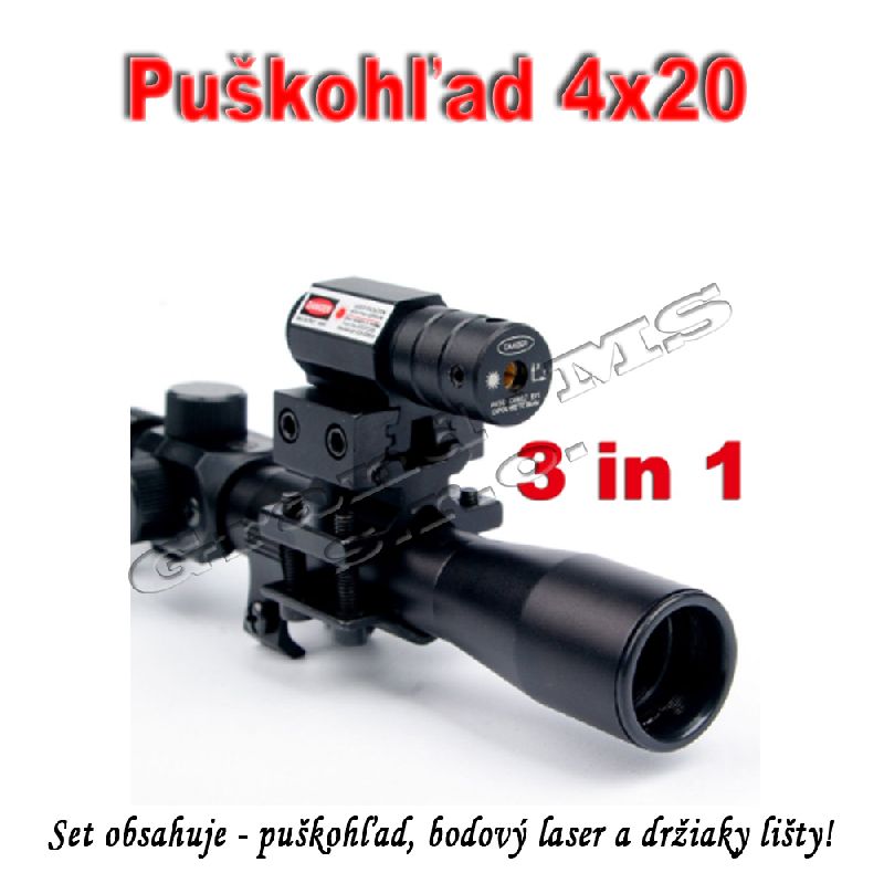 Puškohľad SOUFORCE C0046BD 3V1 4x20