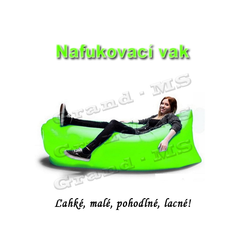 Nafukovací vak LAZY BAG - fialový