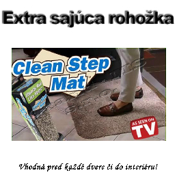 Clean step mat - zázračne sajúca rohožka - šedá