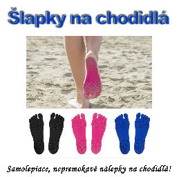 Nalepovacie šlapky na chodidlá 