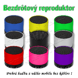 Bluetooth prenosný mini reproduktor RC07 + Mp3 prehrávač modrý_product