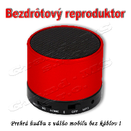 Bluetooth prenosný mini reproduktor RC07 + Mp3 prehrávač modrý_product