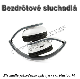 Bezdrôtové slúchadlá bluetooth STN-07 biele_product