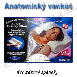 Anatomický vankúš Memory Pillow