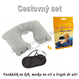 Cestovný set - Vankúšik, maska na oči a štuple do uší_product