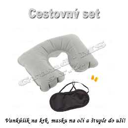 Cestovný set - Vankúšik, maska na oči a štuple do uší_product