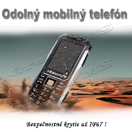 Odolný mobilný telefón VKworld Stone, model V3S_product