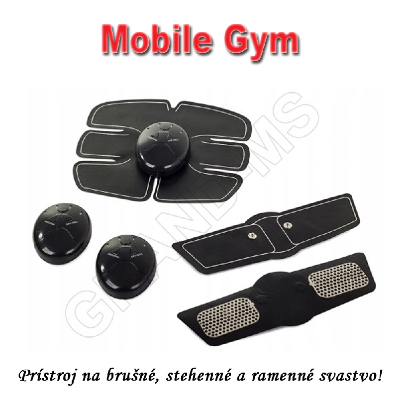 Mobile Gym - Elektrický posilňovač svalstva 3v1