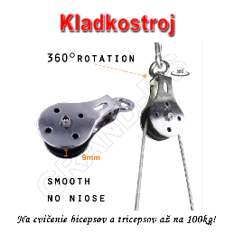 Kladkostroj - súprava na cvičenie bicepsov a tricepsov až na 100kg_product