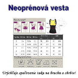 Neoprénová športová vesta na cvičenie/formovanie/chudnutie - fialová_product