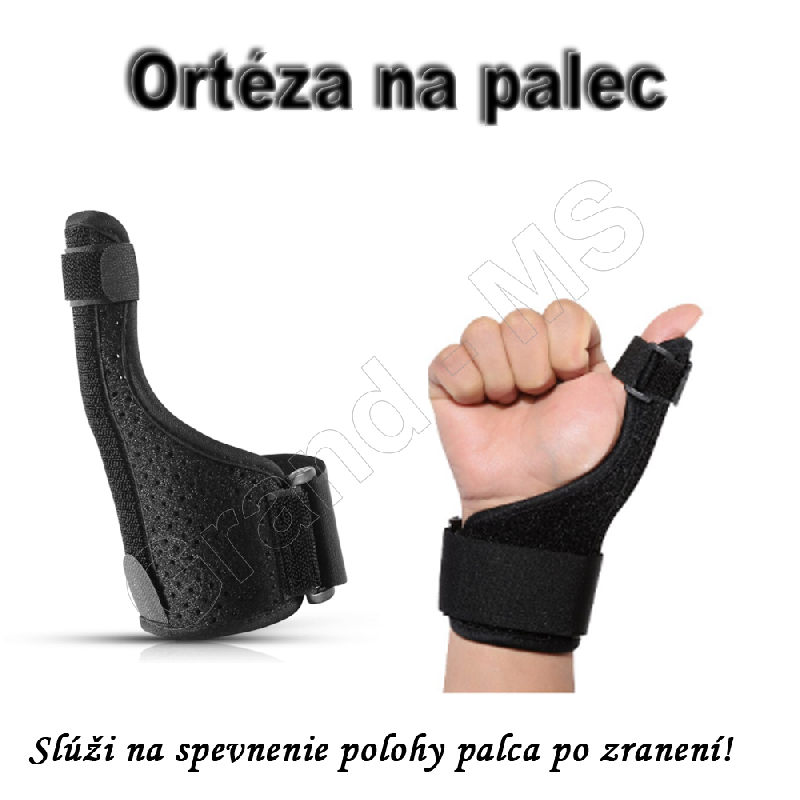 Nastaviteľná kompresná ortéza na ochranu palca