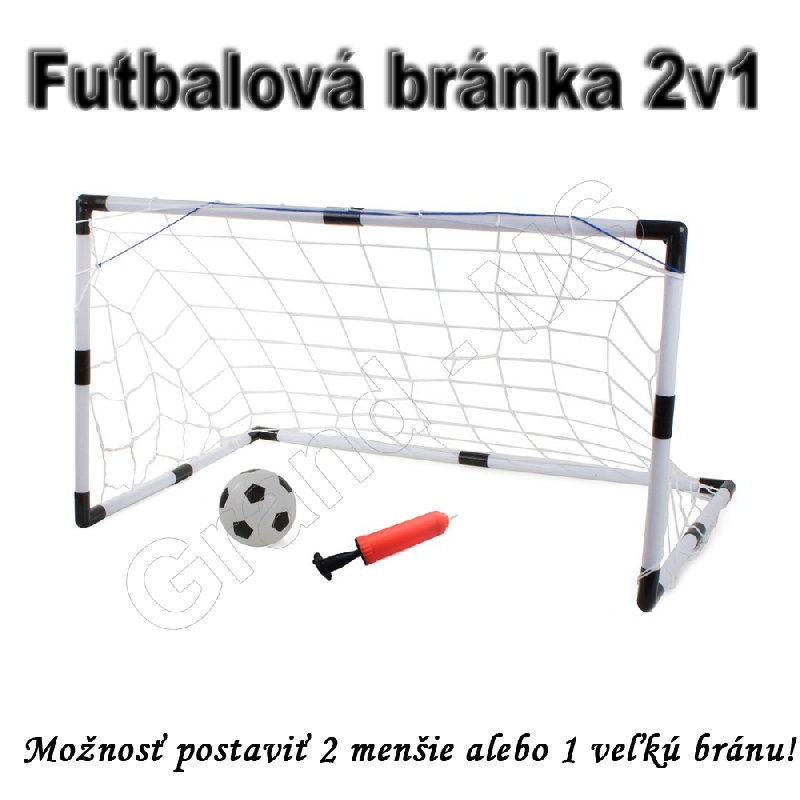 Futbalová bránka 2v1 s loptou a pumpou