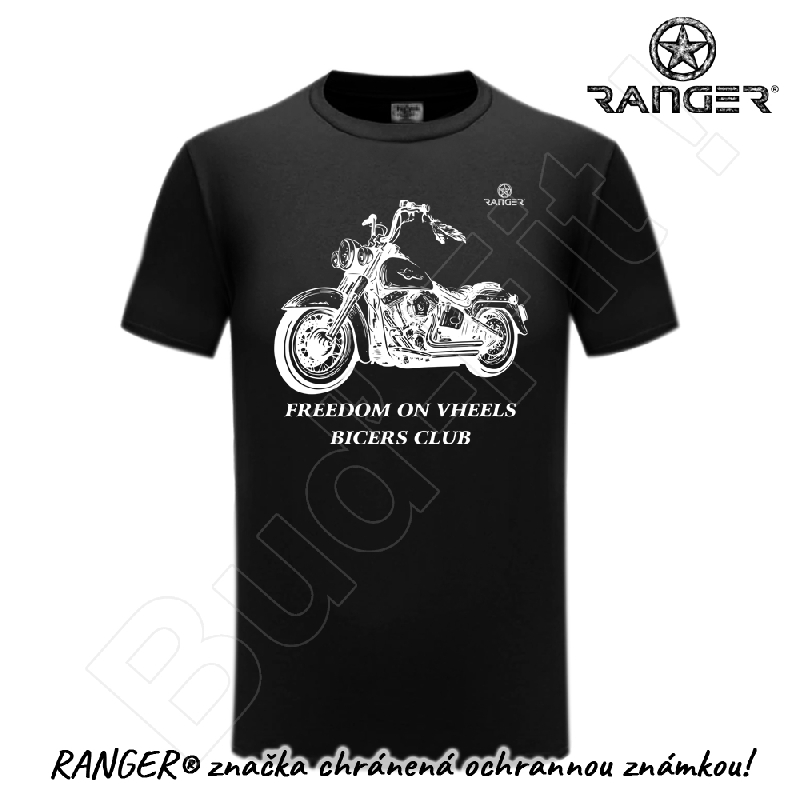 Tričko RANGER® - motív Motorkári 31B