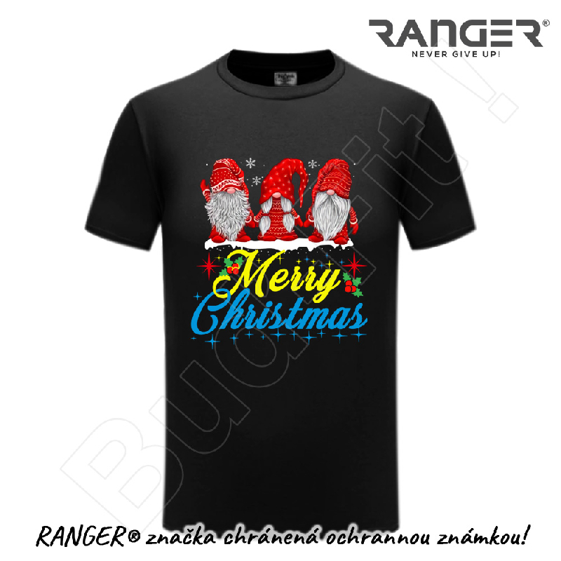 Tričko RANGER® - motív MERRY CHRISTMAS