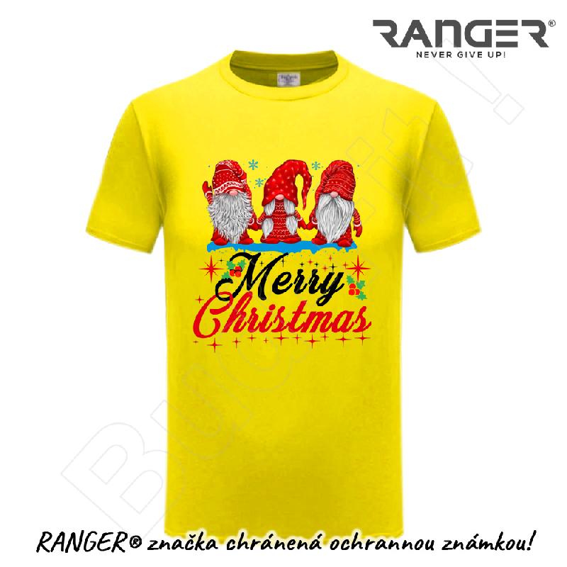 Tričko RANGER® - motív MERRY CHRISTMAS