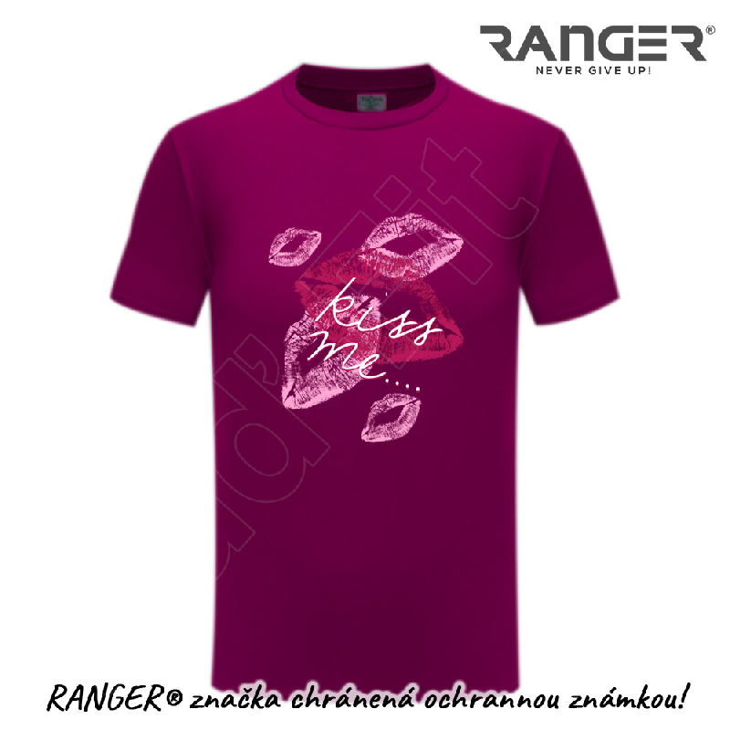 Tričko RANGER® - Romantika - motív KISS ME