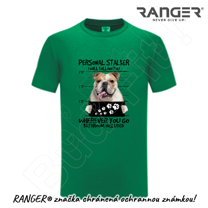 Tričko RANGER® - motív ENGLISH BULLDOG