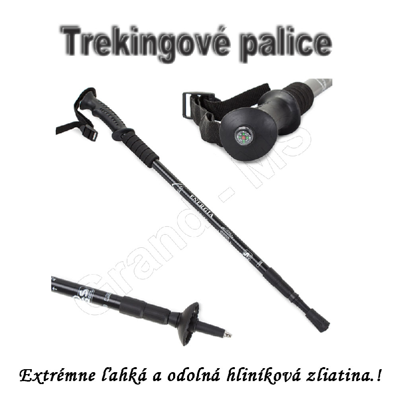 Trekingové palice, Nordic walking ENERGIA - čierne