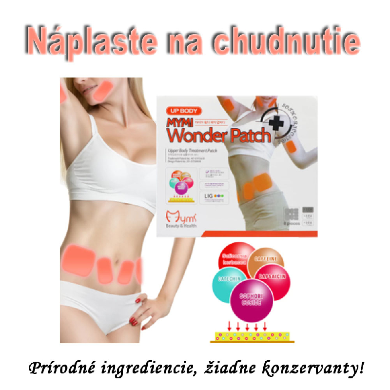 Náplasti na chudnutie MYMI UP BODY typ B