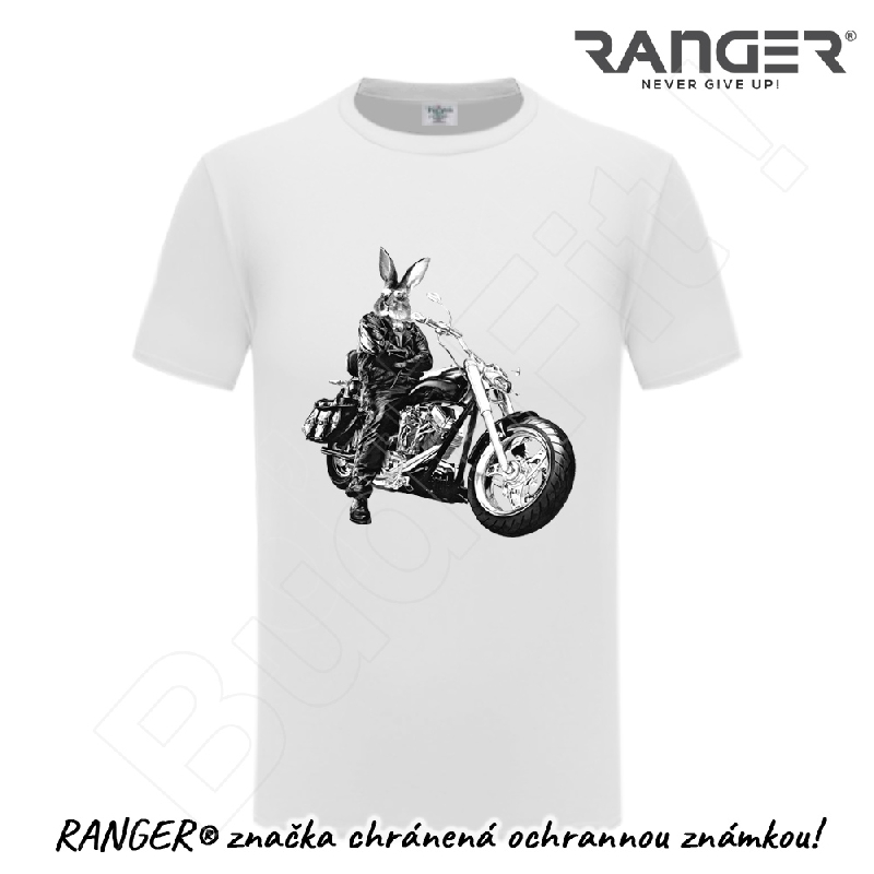 Tričko RANGER® - ZAJAC NA MOTORKE