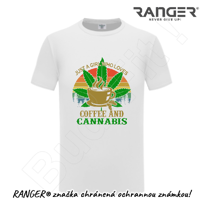 Tričko RANGER® - COFFEE AND CANNABIS