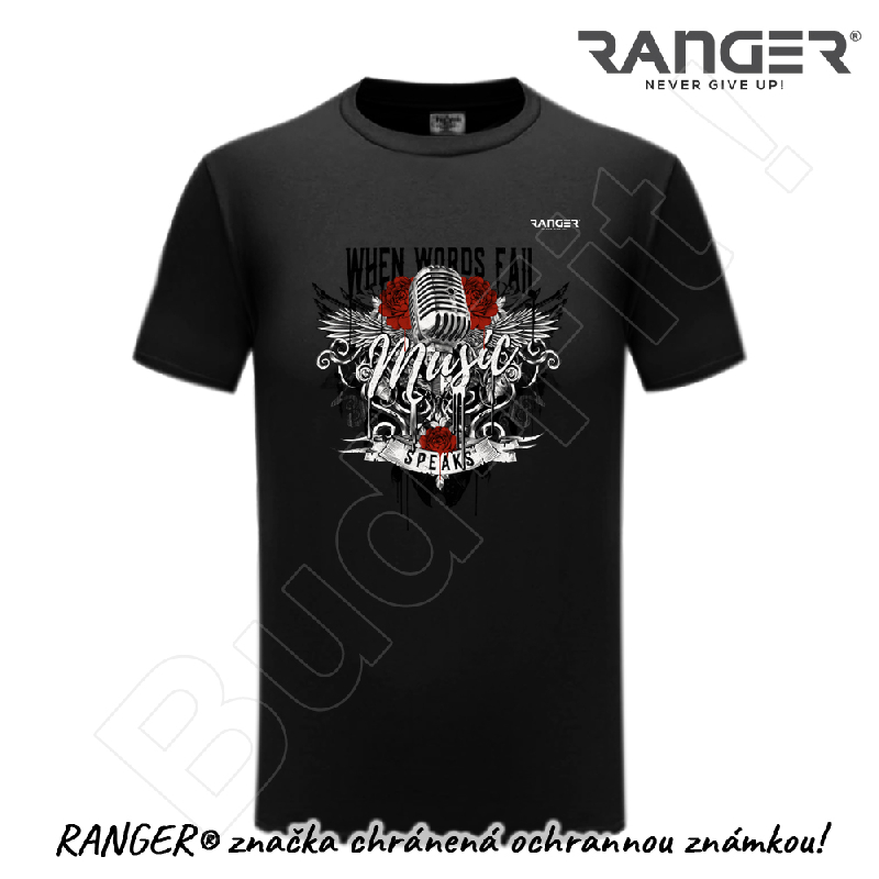 Tričko RANGER® - WHEN WORDS FAIL