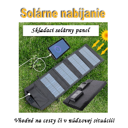 Prenosná solárna nabíjačka 70W