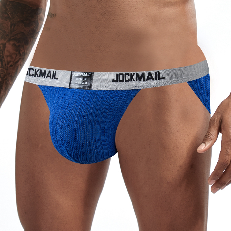 Luxusné pánske slipy JOCKMAIL  JM378 - modré