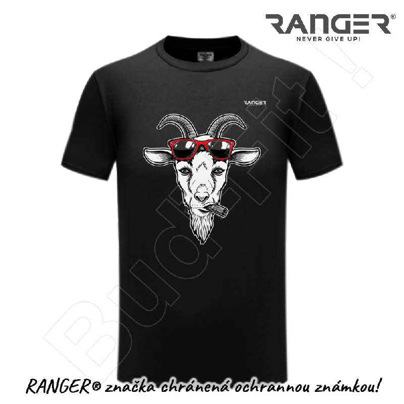 Tričko RANGER® - GOAT WEARING SUNGLASSES