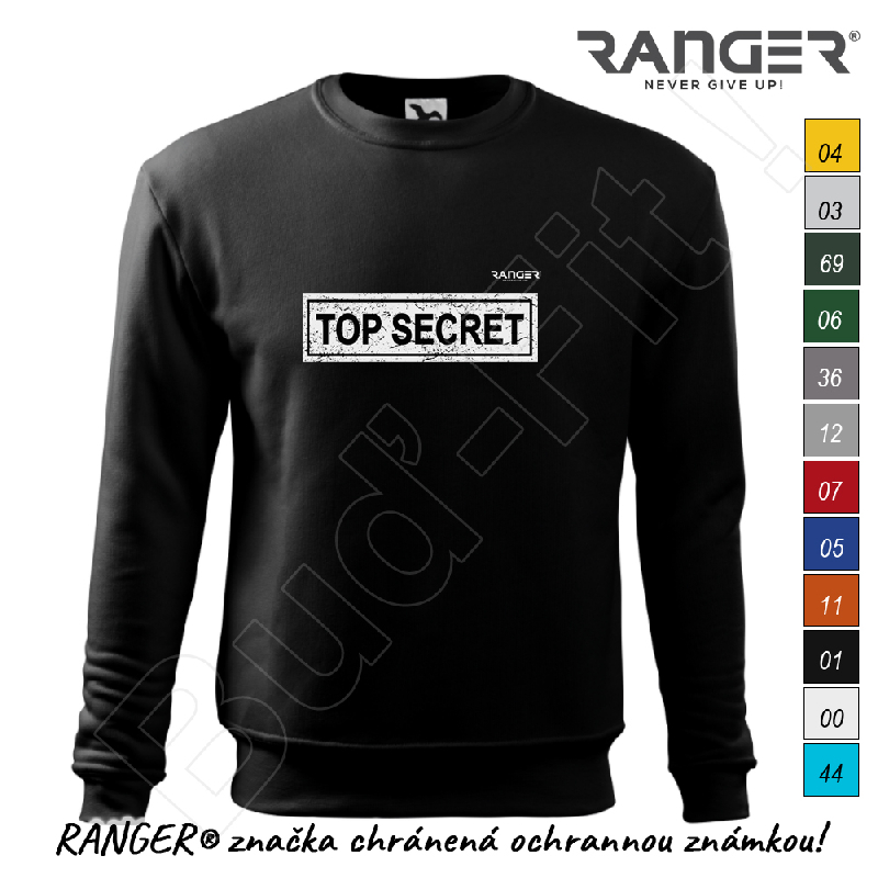 Mikina RANGER® - TOP SECRET - b