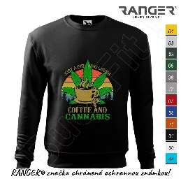 Mikina RANGER® - COFFEE AND CANNABIS